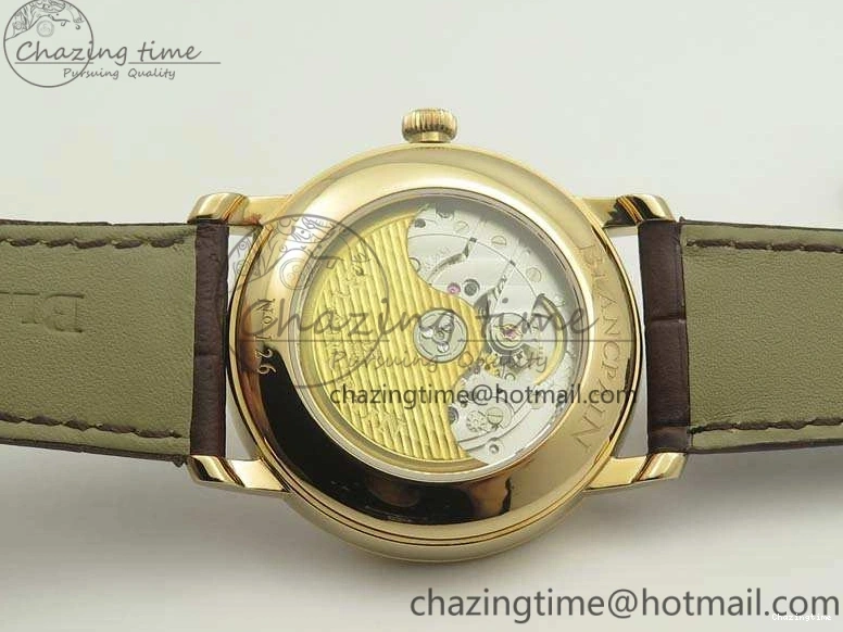 0519 Villeret 6669 RG HG 1:1 Best Edition White Dial On Leather Strap V UrbanStyle 8096